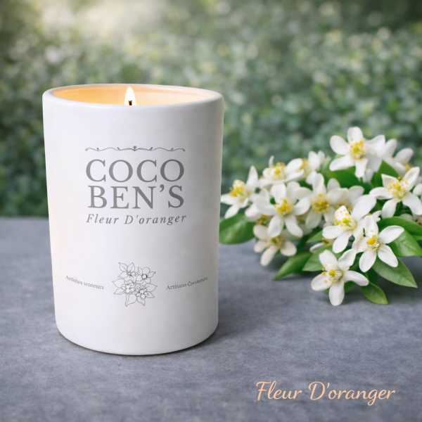 Bougie Artisanale parfum de Grasse - CocoBen’s