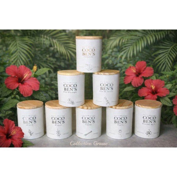 Bougie Artisanale parfum de Grasse - CocoBen’s