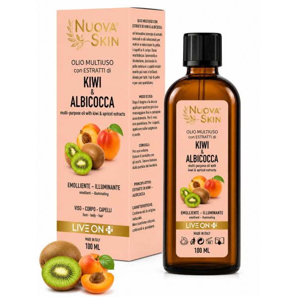 Huile Multi-Usages Kiwi & Abricot – Hydratante et Aromatique 100 ml