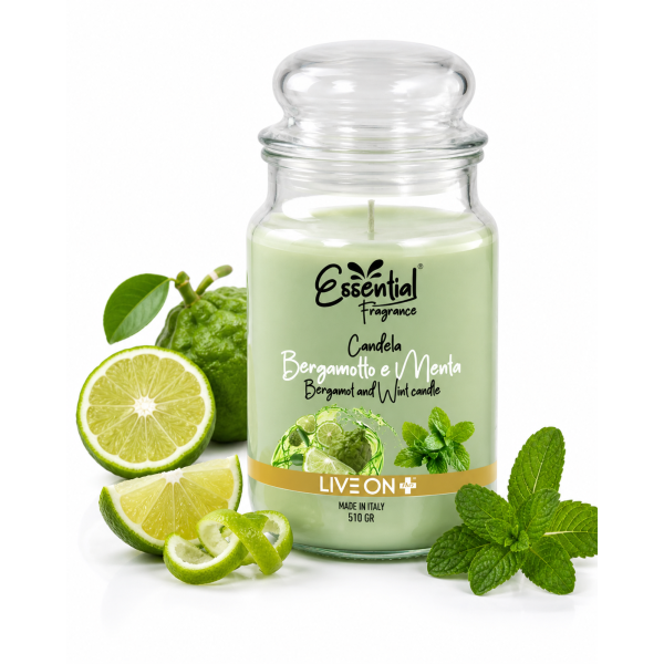 Bougie Parfumée Bergamote & Menthe