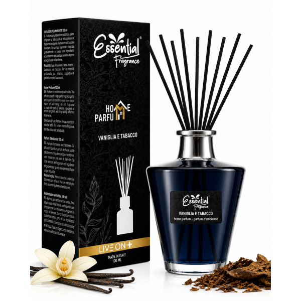 Diffuseur à bâtons Vanille et tabac - Élégance et bien-être au quotidien 100 ml