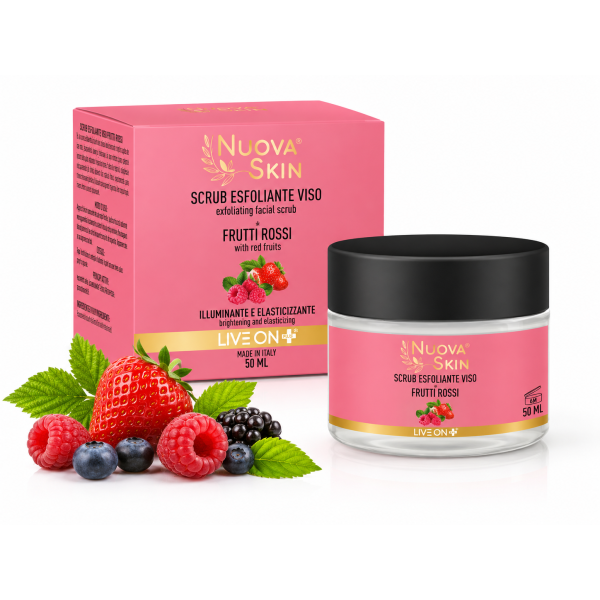 Gommage Visage Fruits Rouges – Éclat et Élasticité Naturels 50 ml