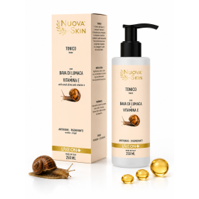 Lotion tonique a la bave d'escargot