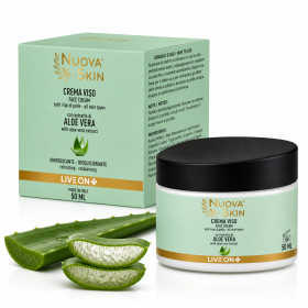 Crème pour le visage à l'extrait d'Aloe Vera