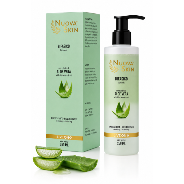 Démaquillant Biphasique à l’Extrait d’Aloe Vera