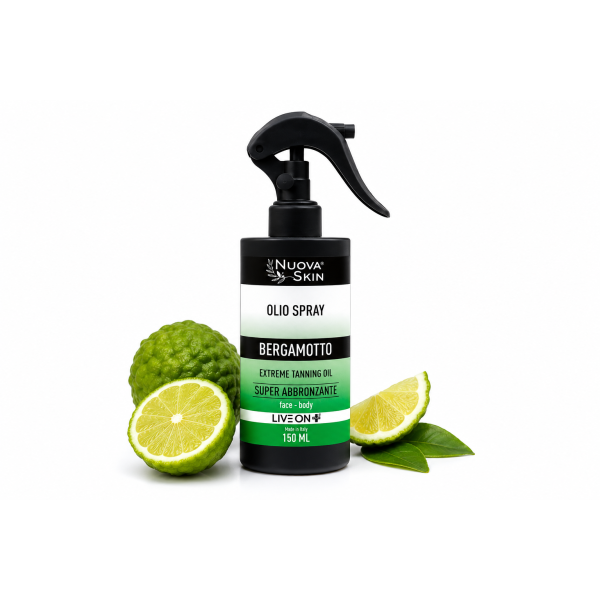 Huile Solaire Spray au Bergamote – Bronzage Intense & Naturel