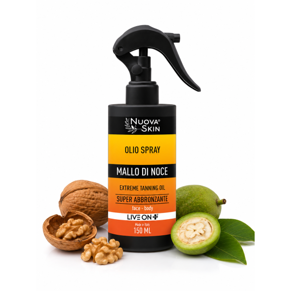 Huile Spray Super Bronzante au Noyer