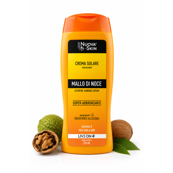 Crème Solaire Super Bronzante au Brou de Noix