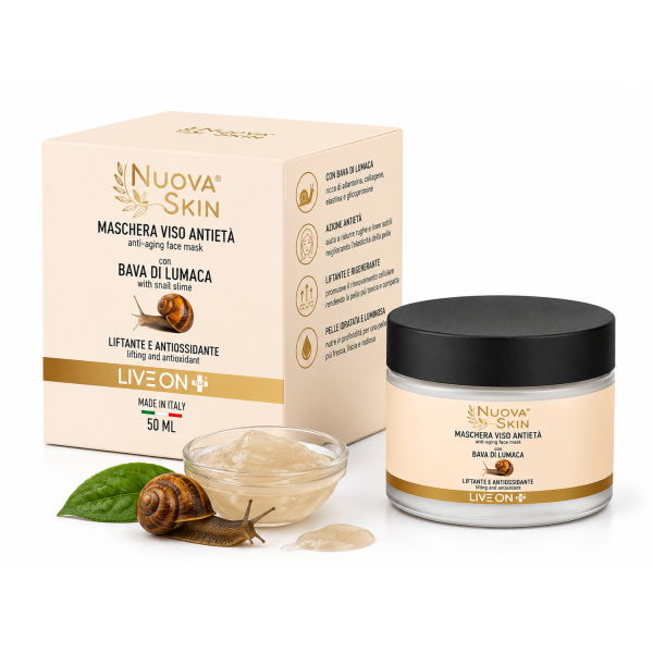 Masque Visage Anti-Âge à la Bave d’Escargot