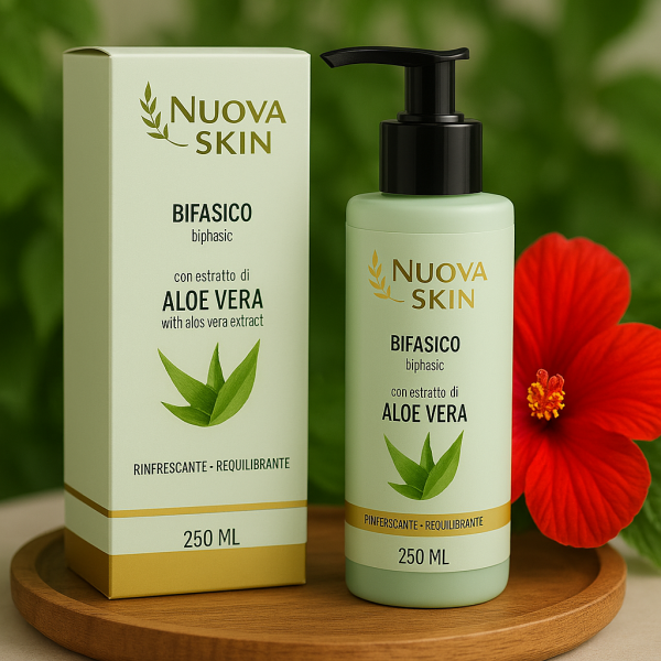 Démaquillant Biphasique à l’Extrait d’Aloe Vera