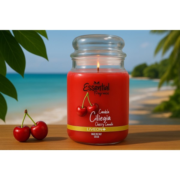 Bougie parfumée à la cerise