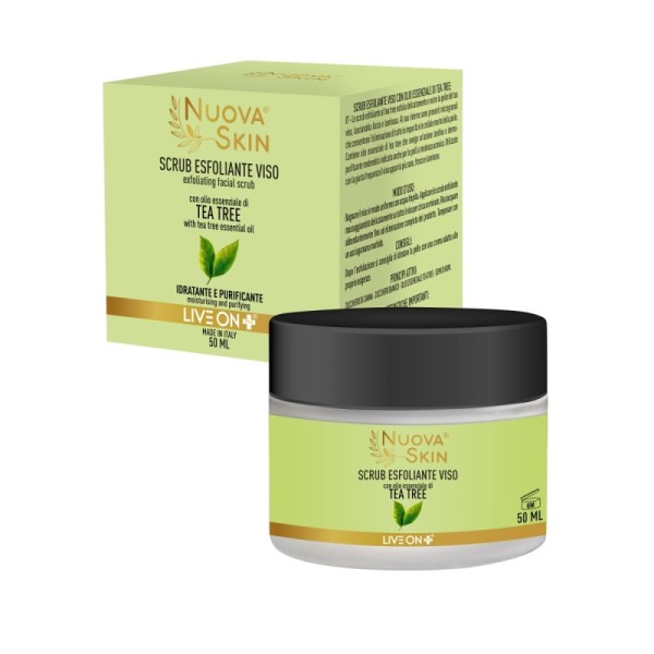 Gommage Visage au Tea Tree – Exfoliant Purifiant Naturel 50 ml