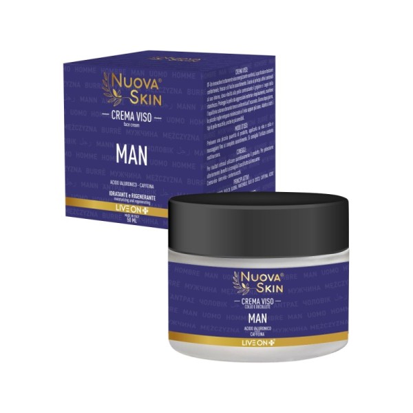 Crème Visage Anti-Rides Homme - Hydratation & Éclat Naturel