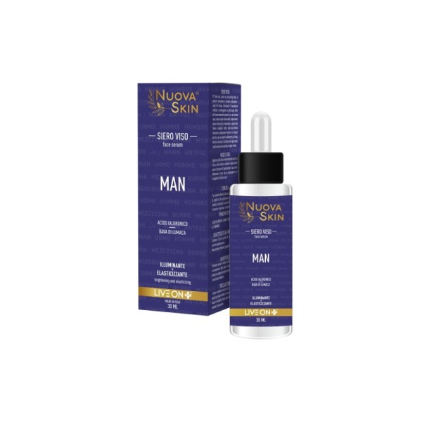 Sérum Visage Homme Anti-Rides à l’Acide Hyaluronique – 30 ml
