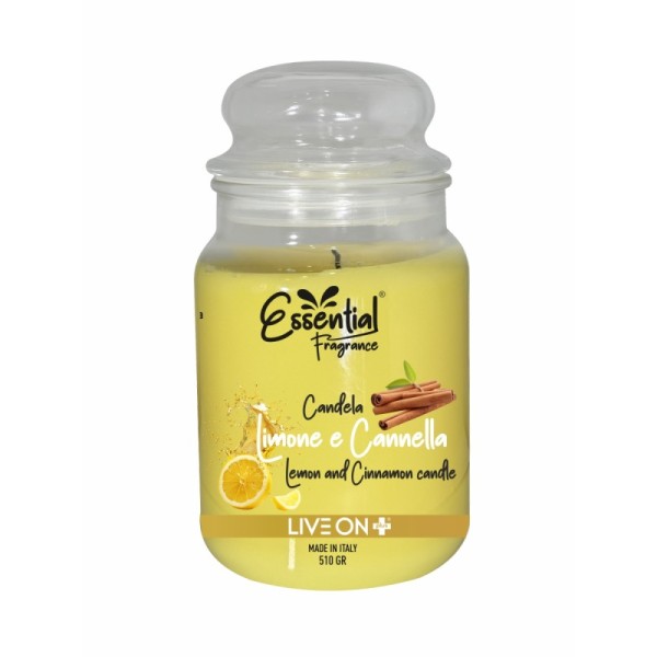 Bougie parfumée citron & cannelle