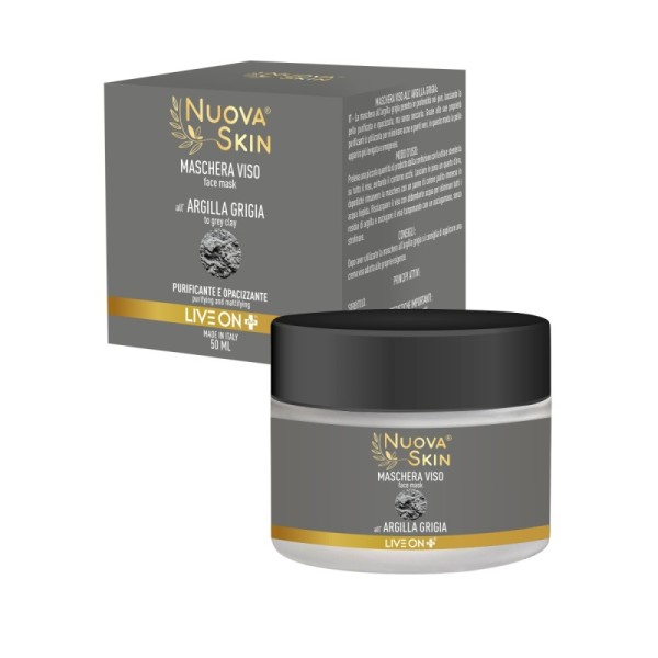 Masque Visage à l’Argile Grise Purifiant