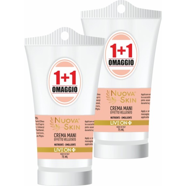 Crème Mains Hydratante Veloutée au Karité et Amande Douce – 2x 75 ml