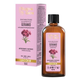 Huile Multiusage Naturelle au Géranium – Visage, Corps et Cheveux 100ml