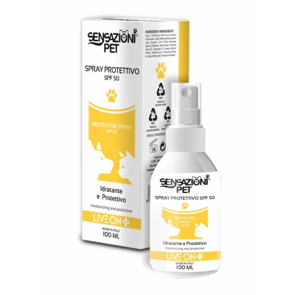 Spray solaire protecteur SPF 50 pour chiens et chats – 100 ml