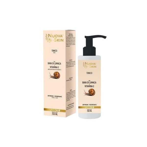 Lotion tonique a la bave d'escargot