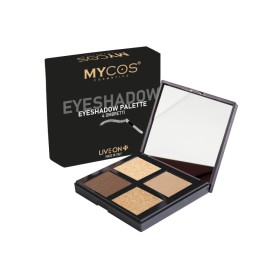 Palette de ombres à Paupières N°2 - 4 Couleurs - Couleurs pigmentées et légères