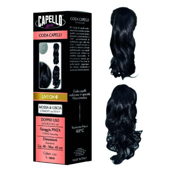 Extension Queue de Cheval Double Face – 40/45 cm – Volume & Éclat