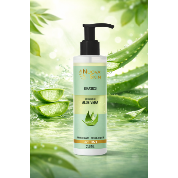 Démaquillant Biphasique à l’Extrait d’Aloe Vera