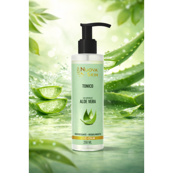 Lotion Tonique à base d'extrait d'Aloe Vera