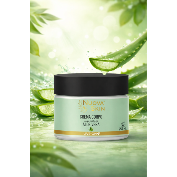 Crème pour le corp à l'extrait d'Aloe Vera