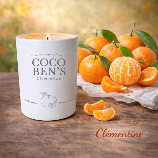 Bougie Artisanale parfum de Grasse - CocoBen’s